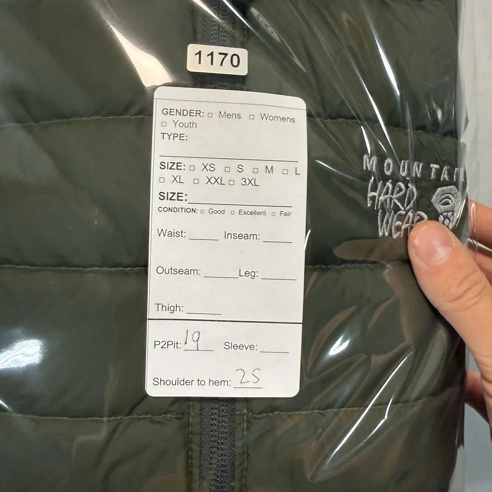 Mountain Hardwear puffer jacket Green Size S